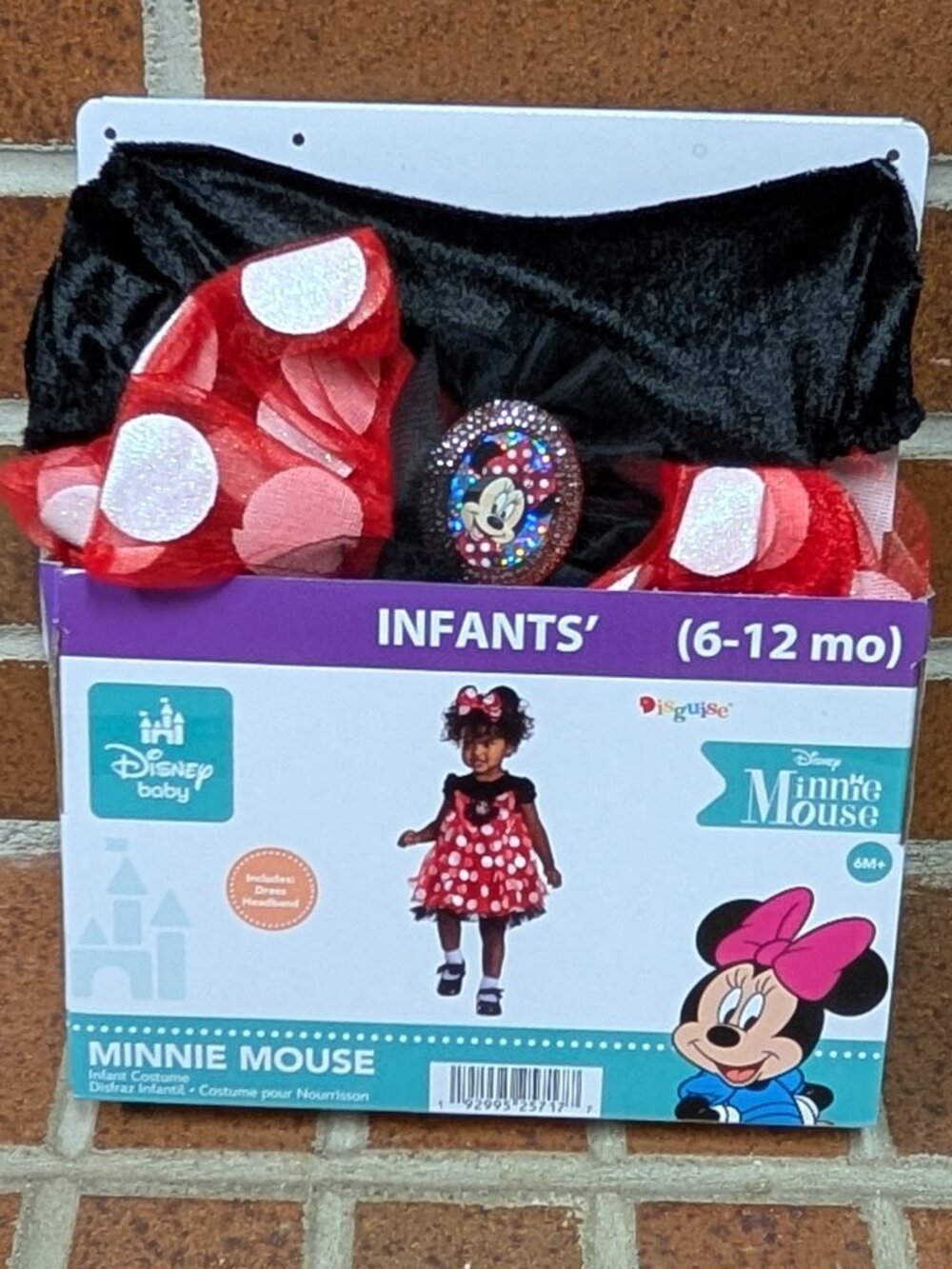 Disney Baby Minnie Mouse Costume - 6-12 months - NIP
